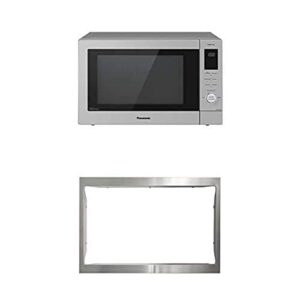 panasonic home chef nn-cd87ks 4-in-1 microwave multi-oven & microwave trim kit nn-tk81kcs (silver)
