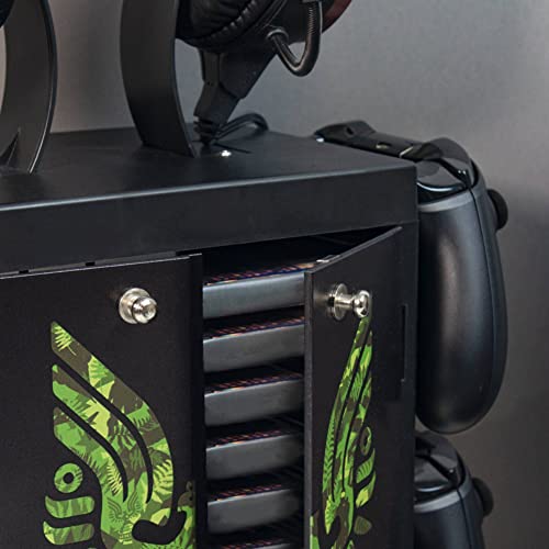 Numskull Official Halo Gaming Locker, Controller Holder, Headset Stand for Xbox Series X|S, PS5, Nintendo Switch - Official 343 Industries Merchandise