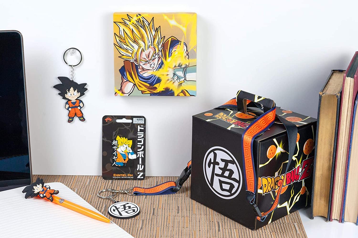 JUST FUNKY Dragon Ball Z Goku Collector Looksee Box Items | Geeky Gift Box | 5 Themed Toy Collectibles