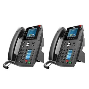 Fanvil X5U 2-Units High-End IP Phone 16 SIP Lines Dual Gigabit Port PoE Integrated