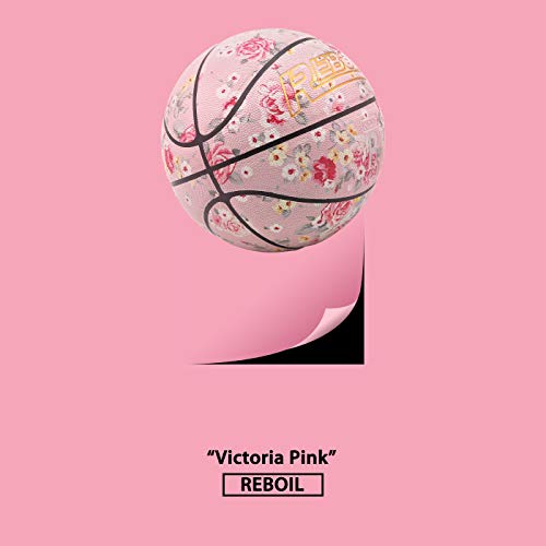 REBOILPHASE Go! Girls Leather Basketball (Size 3~7)- Kids Basketball, Small Basketball, Youth Basketballs, Basketball Gift - Size 7, Victoria Pink