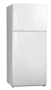 premiumlevella 12 cu. ft. frost free top freezer refrigerator in white