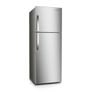 premiumlevella 7.1 cu ft frost free top freezer in stainless steel