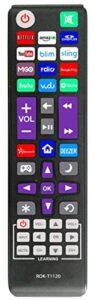 new universal remote fit for all roku tv(jvc/rca/philips/element/lg/tcl and more), roku box/player/express, bose wave i/ii/iii/iv and apple 1/2/3 generations [not for roku stick]
