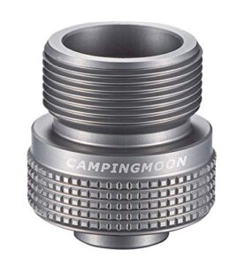 campingmoon camping grill propane gas stove adapter, input: en417 lindal valve canister, output: propane gas stove z20