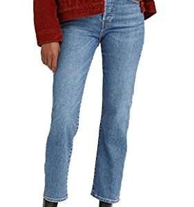 Levi's Women's Wedgie Straight Jeans, Love in The Mist (Waterless), 28