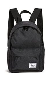 herschel classic backpack, black, mini 9.0l