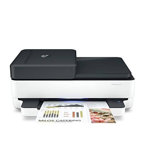 HP Envy Pro 6475 Wireless All-in-One Printer, Mobile Print, Scan & Copy, Compatible with Alexa (8QQ86A) (Renewed)