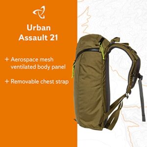 Mystery Ranch Urban Assault 21 Backpack - Military Inspired Rucksacks, Lizard, 21L