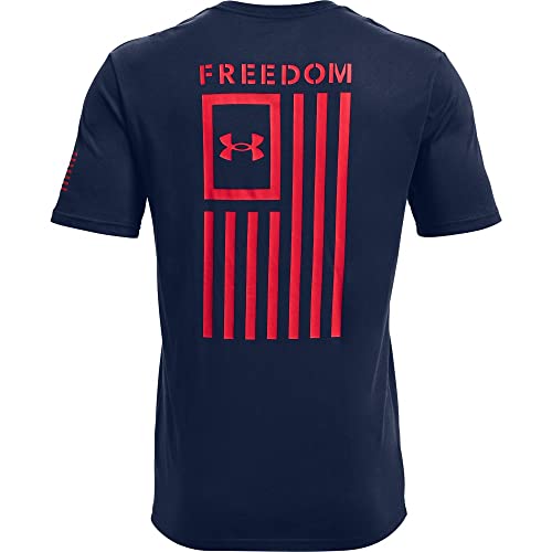 Under Armour Men's New Freedom Flag T-Shirt , Marine Od Green (390)/Desert Sand , X-Large