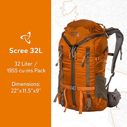 Mystery Ranch Scree 32 Backpack - Technical Daypack, Copper, SM/MD