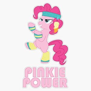 pinkie pie power sticker vinyl bumper sticker decal waterproof 5"