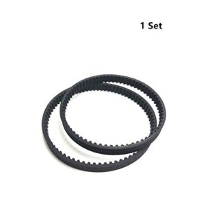 Vacuum Belts Replacement Bissell ProHeat 2X Revolution Vacuum,Compatible with Models: 1548,1550,1551,Parts 1606419 & 1606418