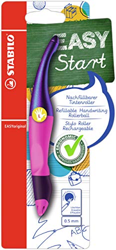 STABILO Ergonomic Rollerball EASYoriginal Holograph - Pack of 1 - Left-Handed - Magenta