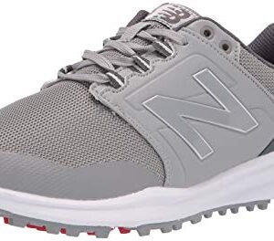 New Balance Men's Breeze v2 Golf Shoe, Grey, 13 X-Wide