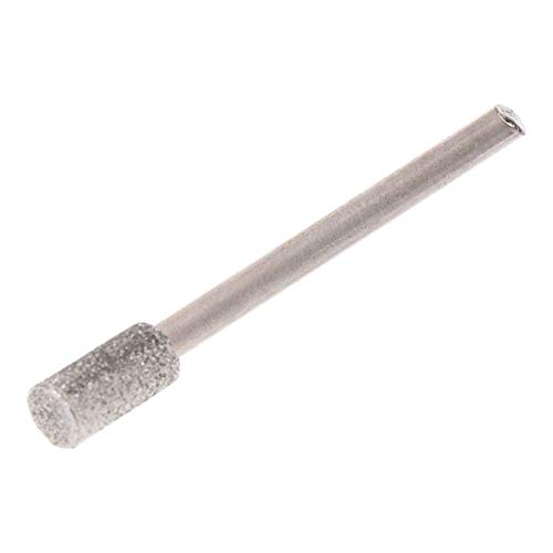 ABST21931 Abrasive 5Pcs Diamond Coated Cylindrical Burr 4mm Chainsaw Sharpener Stone File Chain Saw Sharpening Carving Grinding Tools M89B