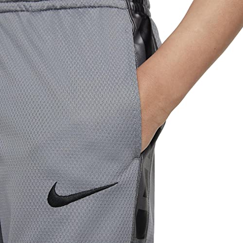 Nike Boy's Dry Shorts Elite Stripe (Little Kids/Big Kids) Smoke Grey/Black MD (10-12 Big Kid)