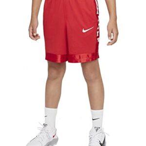 Nike Boy's Dry Shorts Elite Stripe (Little Kids/Big Kids) University Red/White SM (7-8 Big Kid)