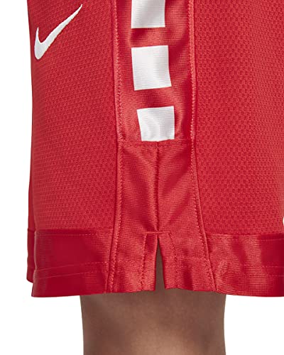 Nike Boy's Dry Shorts Elite Stripe (Little Kids/Big Kids) University Red/White SM (7-8 Big Kid)