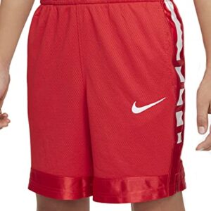 Nike Boy's Dry Shorts Elite Stripe (Little Kids/Big Kids) University Red/White SM (7-8 Big Kid)