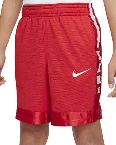 Nike Boy's Dry Shorts Elite Stripe (Little Kids/Big Kids) University Red/White SM (7-8 Big Kid)