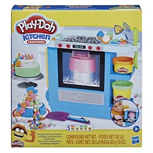 Play-Doh Kitchen Creations Rising Cake Oven Kitchen Playset, Play Kitchen Appliances, Preschool Toys, Kitchen Toys for 3 Year Old Girls and Boys and Up