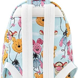 Loungefly Disney Winnie the Pooh Balloon Friends Womens Double Strap Shoulder Bag Purse