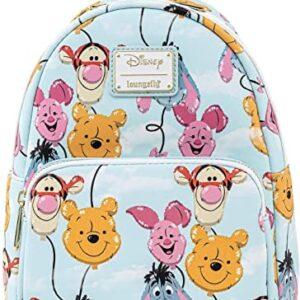 Loungefly Disney Winnie the Pooh Balloon Friends Womens Double Strap Shoulder Bag Purse