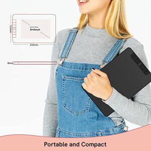 VEIKK VK640 Drawing Tablet 6 x4 inch OSU Tablet with Battery-Free Stylus for Android, Windows, Mac, Chrome, Linux OS, Support Tilt Function(8192 Level Pressure)