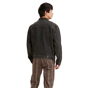 Levi's Men's Trucker Jacket (Also Available in Big & Tall), Blow Away-Black, Medium