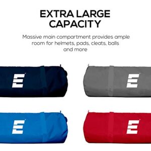 Epoch Sideline Team Bag - Extra Large Duffle Bag with Multiple Compartments - Waterproof Athletic Bag, Royal