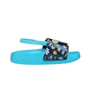 DREAM PAIRS Toddler Boys Girls Slip on Slide Sandals Kids Outdoor Summer Beach Water Shoes Slippers KAS211,Blue,Size 9-10 Toddler