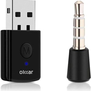 Olixar Wireless Bluetooth Headset Dongle for Sony Playstation 5 - Connect Wireless Headphones Or Earphones to Your PS5 (Instructions Included)