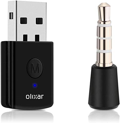 Olixar Wireless Bluetooth Headset Dongle for Sony Playstation 5 - Connect Wireless Headphones Or Earphones to Your PS5 (Instructions Included)