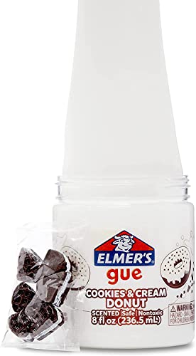 Elmer's GUE Premade, Donut Shop Variety Pack, Scented, Includes Fluffy, Glossy Blue, Slime Add-Ins, 2 Count