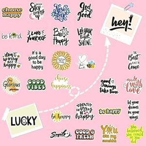 Inspirational Quote Stickers 300pcs, Positive Motivational Stickers for Students, Teachers, Planners, Employees, Colorful Waterproof Aesthetic Sticker for Laptop, Water Bottles, Journal, Whiteboard