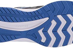 Saucony Women's Cohesion 14 Road Running Shoe, Charcoal/Jewel, 9