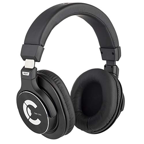 TUNICAL Over-Ear Headphones for Studio Recording Tracking Mixing Podcast Production, Digital Piano, Closed Back Comfortable DJ Earphones, Featuring 45mm Drivers and Isolating Earcups