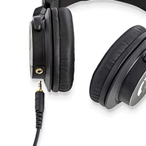 TUNICAL Over-Ear Headphones for Studio Recording Tracking Mixing Podcast Production, Digital Piano, Closed Back Comfortable DJ Earphones, Featuring 45mm Drivers and Isolating Earcups