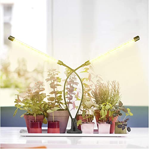 bseah Grow Light Plant Lights for Indoor Plants, Full Spectrum Plant Grow Lights, 10 Dimmable Levels Auto ON & Off with 3/9/12H Timer