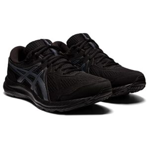 ASICS Men's Gel-Contend 7 Black/Carrier Grey Running Shoe 10.5 XW US