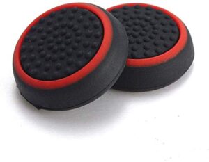 thumb grips cap cover stick thumbstick caps joystick for nintendo switch ns nitendo switch lite ns joycon (red)