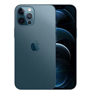 Apple iPhone 12 Pro Max, 128GB, Pacific Blue - AT&T (Renewed)