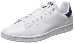 adidas originals men's stan smith gymnastics shoe, ftwr white ftwr white collegiate navy, 11.5