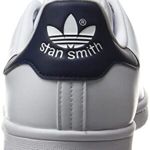 adidas Originals Men's Stan Smith Gymnastics Shoe, FTWR White FTWR White Collegiate Navy, 11.5