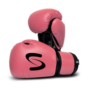 UFG Kids Classic Boxing Gloves - Boxing MMA Muay Thai Training & Bag Work (Pink, 4 Oz)