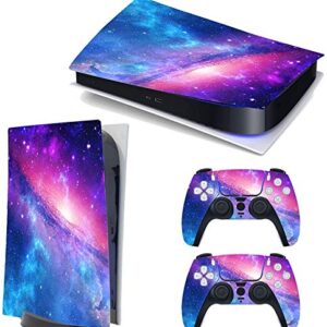 YK MALL PS5 Console PS5 Stickers Vinyl Skin Pattern Decals Skin Sticker for PS5 Playstation 5 Console and 2 Controller (Playstation 5 Digital Edition)