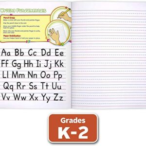 Mead Primary Composition Notebook K-2, 6 Pack Primary Ruled Composition Book, Color May Vary, Grades K-2 Writing Dotted Lined Notebook, 100 Sheets (200 Pages) 489902ELG