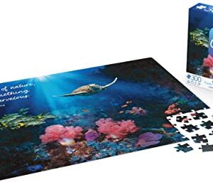 300-Piece Calm Jigsaw Puzzle for Relaxation, Stress Relief, and Mood Elevation, for Adults and Kids Ages 8 and up, Calm Coral
