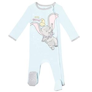 Disney Classics Dumbo Lady and the Tramp Infant Baby Girls 2 Pack Zip Up Sleep N' Plays 12 Months